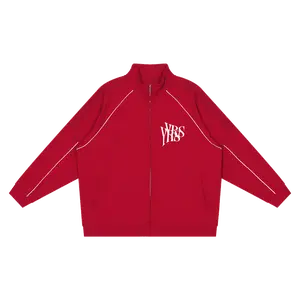 Reflection Striped Raglan Sleeve  Jacket