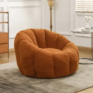 Niccae Bean Bag Chair, Bean Bag Sofa Chair with Armrests Stuffed High-Density Foam, Lazy Sofa Comfy Chairs BeanBag Chair for Adults in Living Room,Bedroom Reading