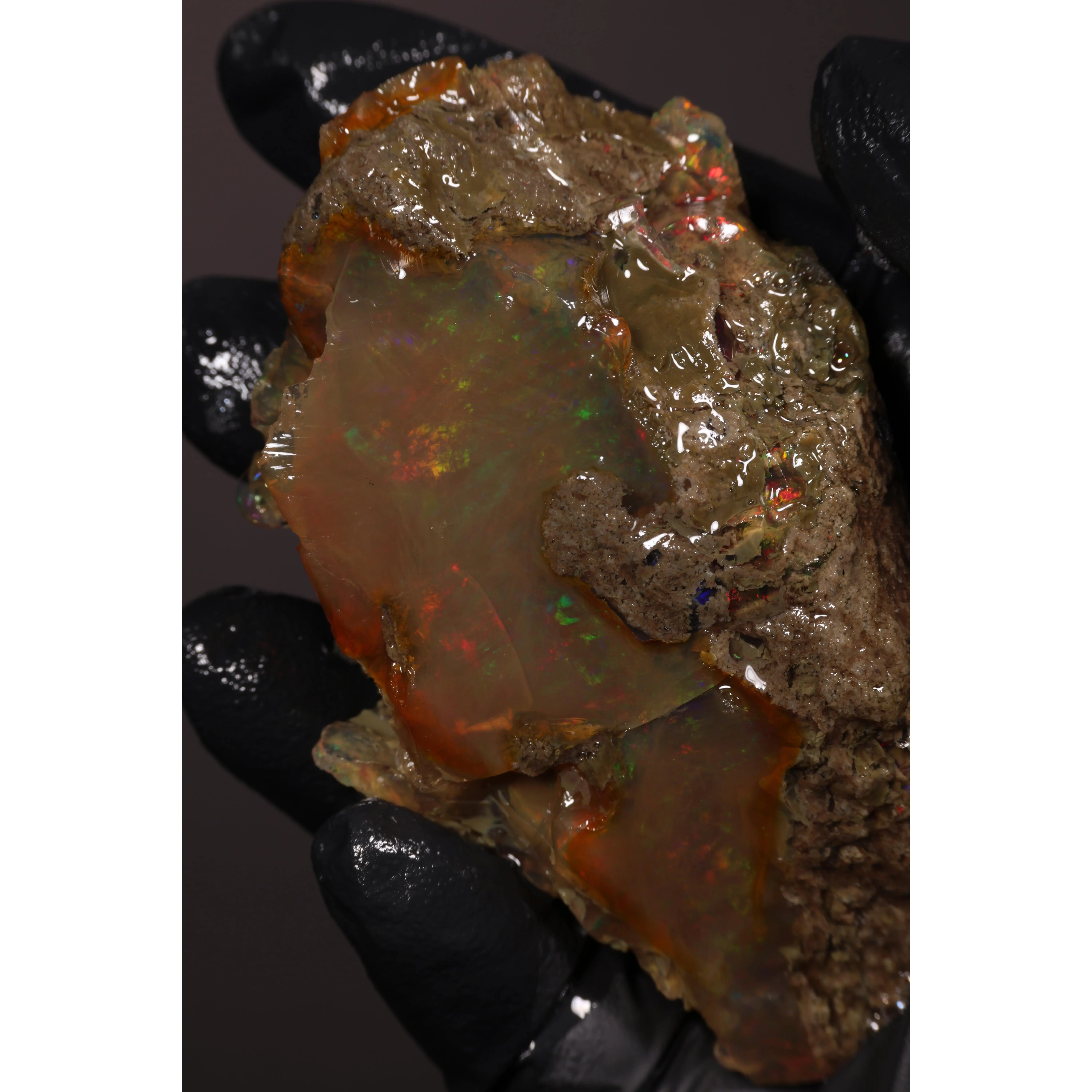 76.88g Rough Welo Ethiopian Specimen Opal