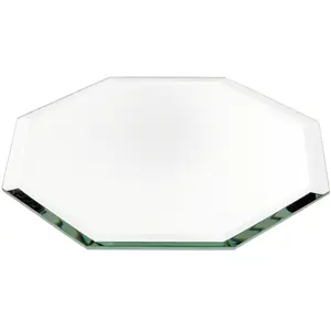 Plymor 5" Octagon, 3mm Thick Beveled Glass Mirror Plymor 5" Octagon, 3mm Thick Beveled Glass Mirror