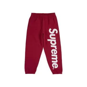 Supreme Satin Appliqué Sweatpant (FW25) Red