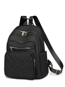 Fashionable Quilted Design Backpack, Casual Large Capacity City Comm Backpack for Work, Commuting, and Campus Use, Suitable for Women, Students, and Professionals
