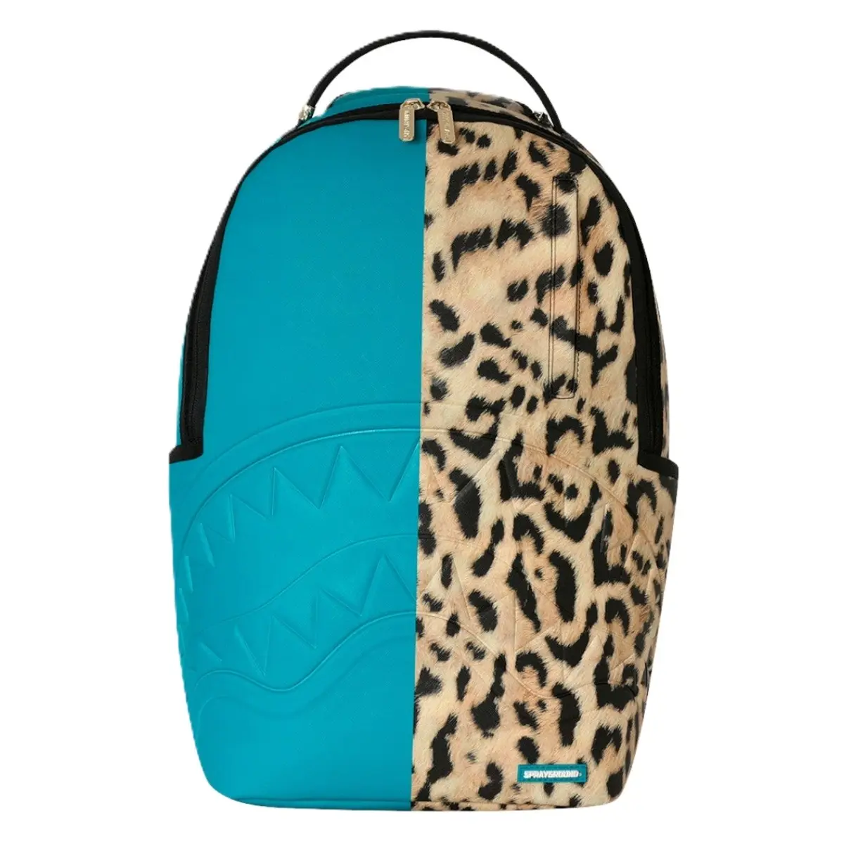 Sprayground Cheetah Split Backpack Fashion Backpack New