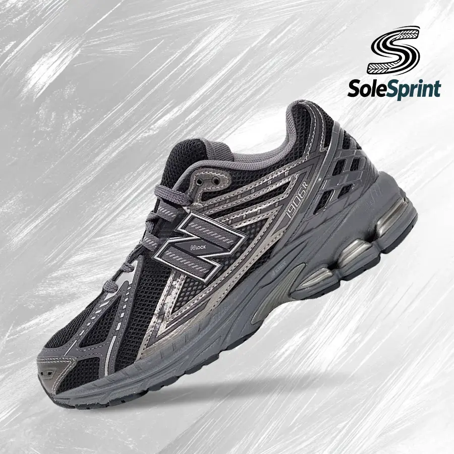 NEW BALANCE 1906R Women's Shoes, Phantom Black Vintage-Inspired All Day Sneakers with Shock-Absorbing Comfort for Streetwear, Athletic Casual Sneakers, Versatile Sneakers