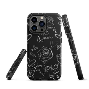 Black Rose iPhone case