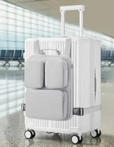 Laptop briefcase carry-on expandable storage bag luggage hanging bag lightweight backpack vest bag