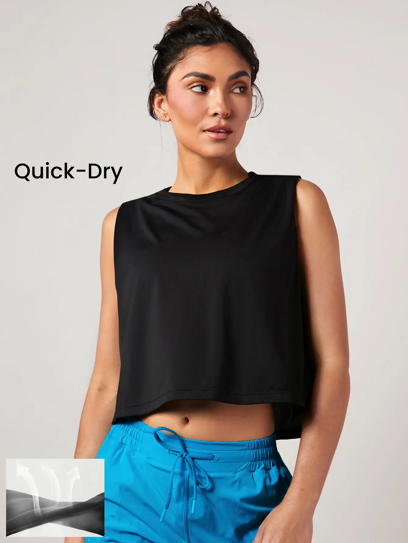 GLOWMODE Major Flex Relaxed Fit Tee Low Impact Yoga Studio Summer Quick Dry Moisture Wicking Gym