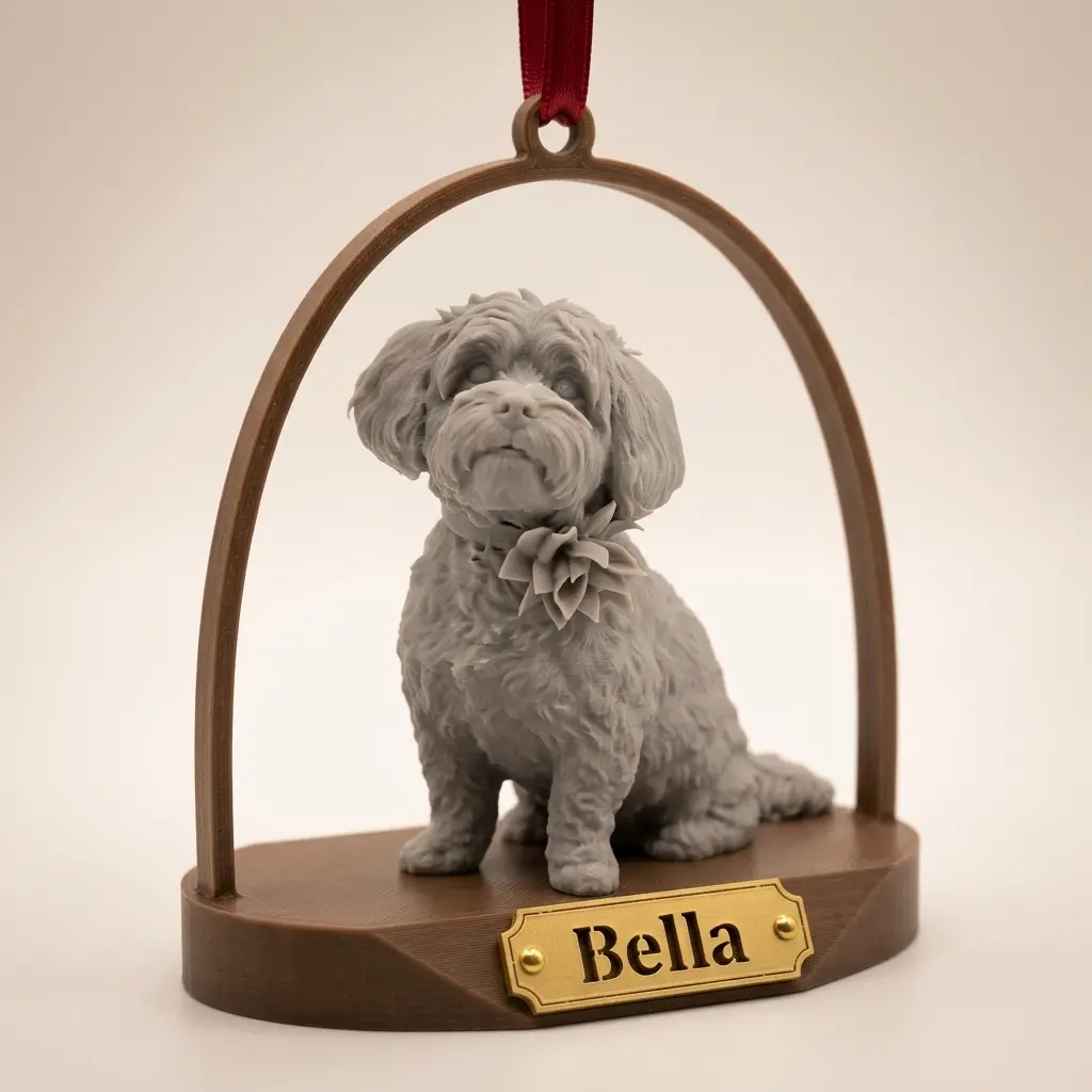 Custom Pet Ornament Arch Style