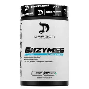 Dragon Pharma Healthcare Enzymes Dietary Supplement - 60 Capsules
