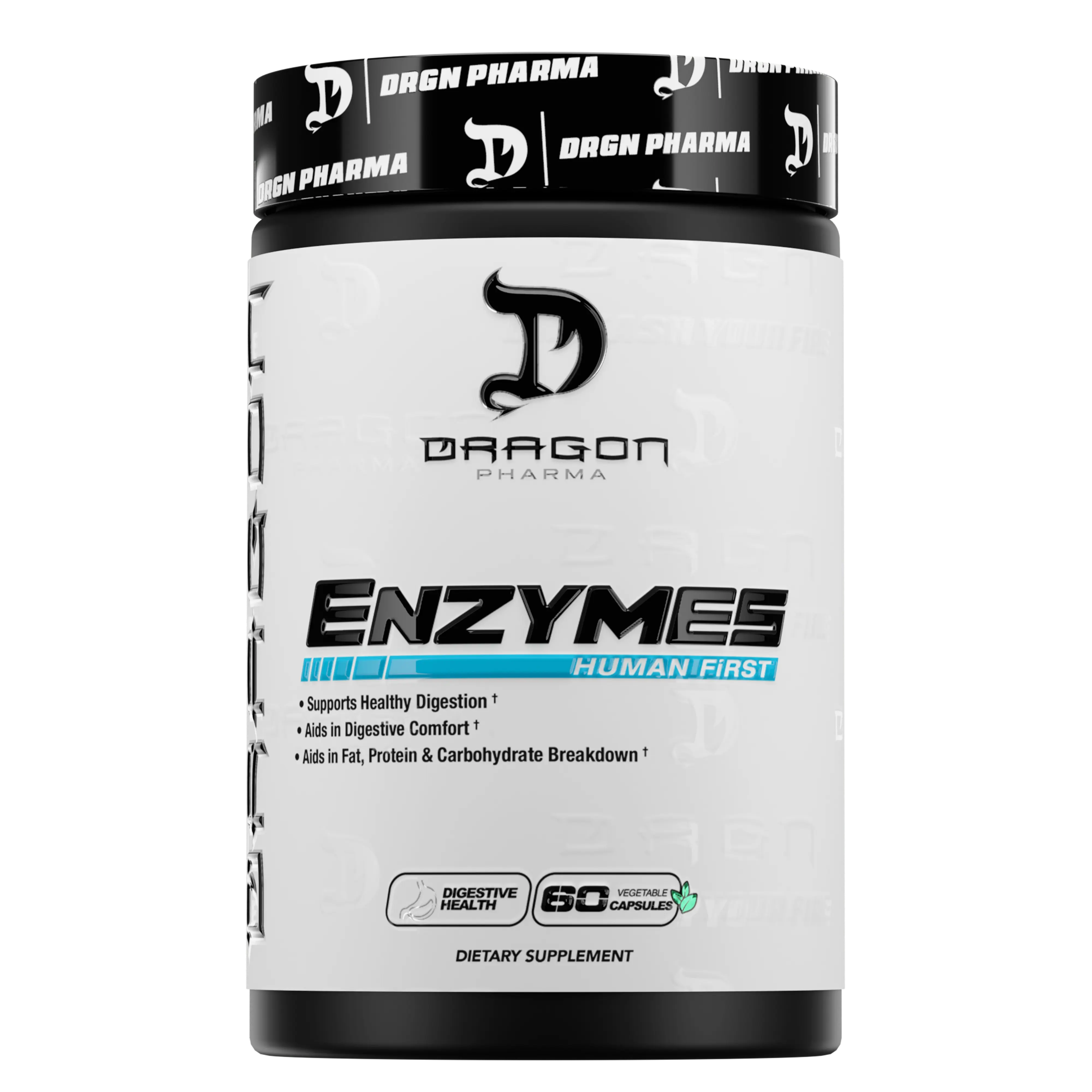 Dragon Pharma Healthcare Enzymes Dietary Supplement - 60 Capsules