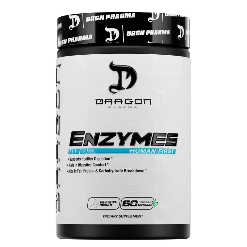 Dragon Pharma Healthcare Enzymes Dietary Supplement - 60 Capsules
