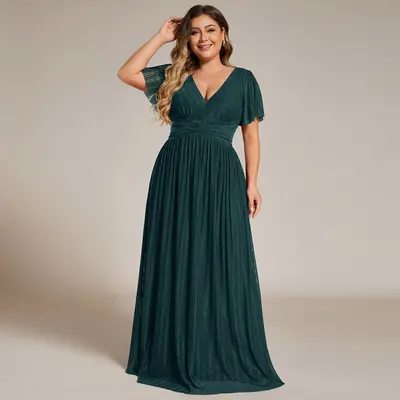 Plus Size Empire Waist Dress Wedding Teception - TikTok Shop Plus Size Empire Waist Dress Wedding Teception - TikTok Shop