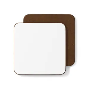 Plain white Hardboard Coasters for Every Occasion, Durable Drink Coasters, Eco-Friendly Barware, Housewarming Gift, Table Decor