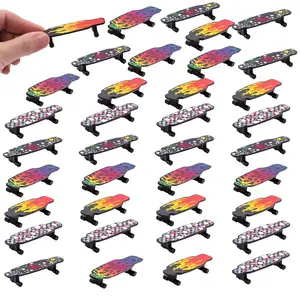 Mini Patterned Finger Deck Longboards - 36 Pc.
