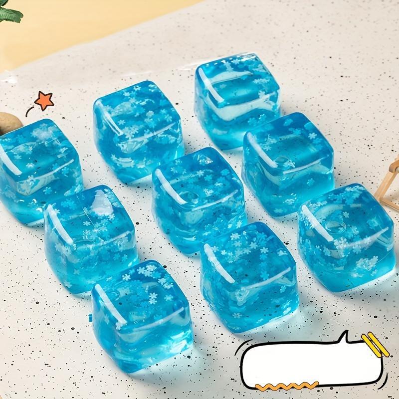 Snowflakes Ice Cube Anti-stress Squishy Toys Slow Rebound Stress Relief Ball Decompression Fidget Toy For Adults Birthday Gifts #TTMN