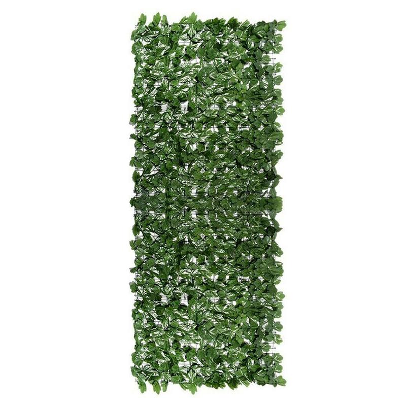 Artificial Green Leaf Durable, Non-Fade, Artificial Fence Leaf UV Protection Minimalist Eco-friendly Backyard Outdoor Simulation Fence Grass Party Decor