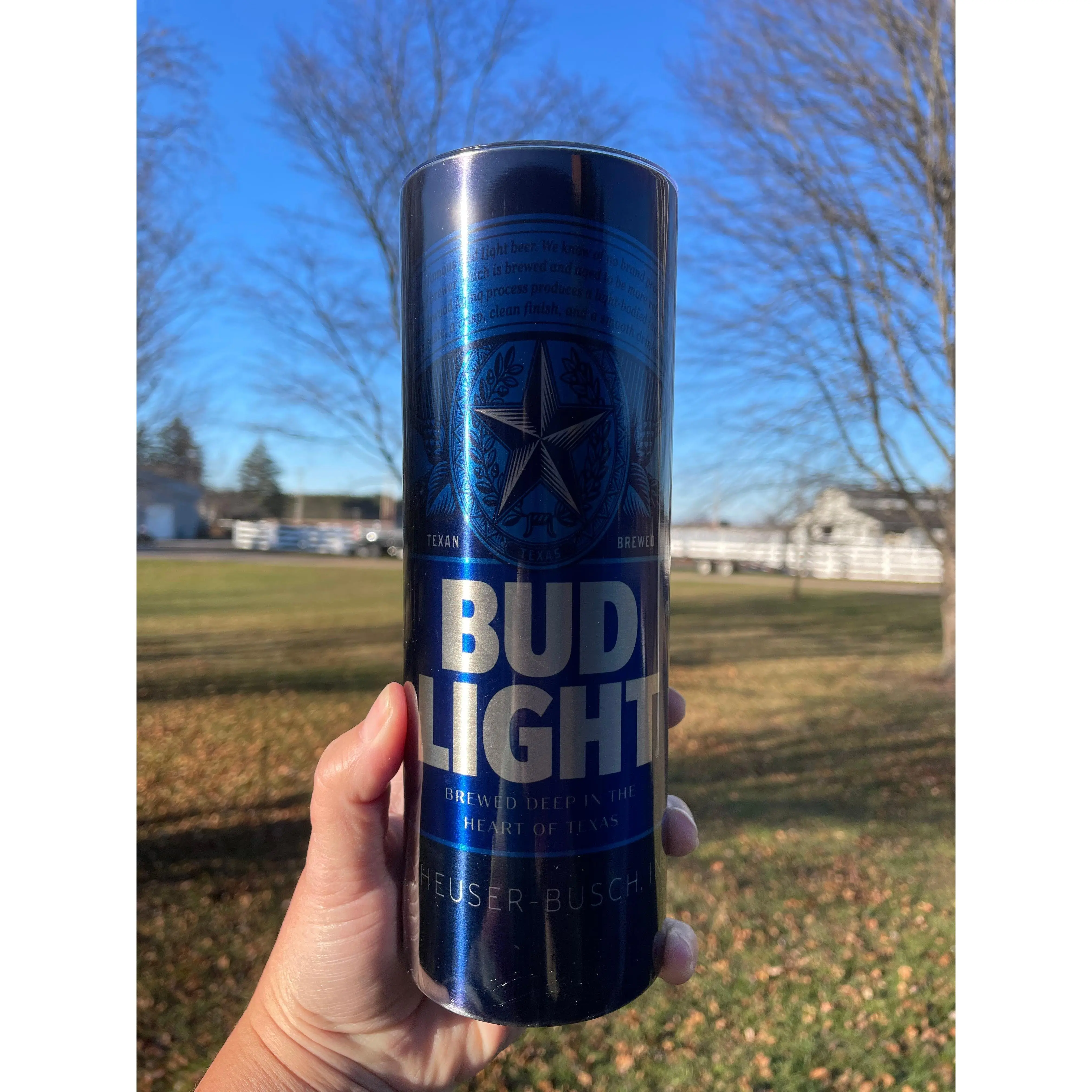 Bud Light Stainless 20oz Insulated Tumbler