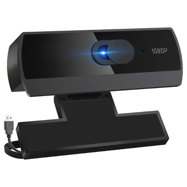 1080P Webcam with Built-in Microphone, W2N Web Cam, Privacy Cover, 75° FOV, Noise Cancellation, Plug & Play Web Camera for Computer, USB Webcam for Pc, Laptop, Desktop, Mac