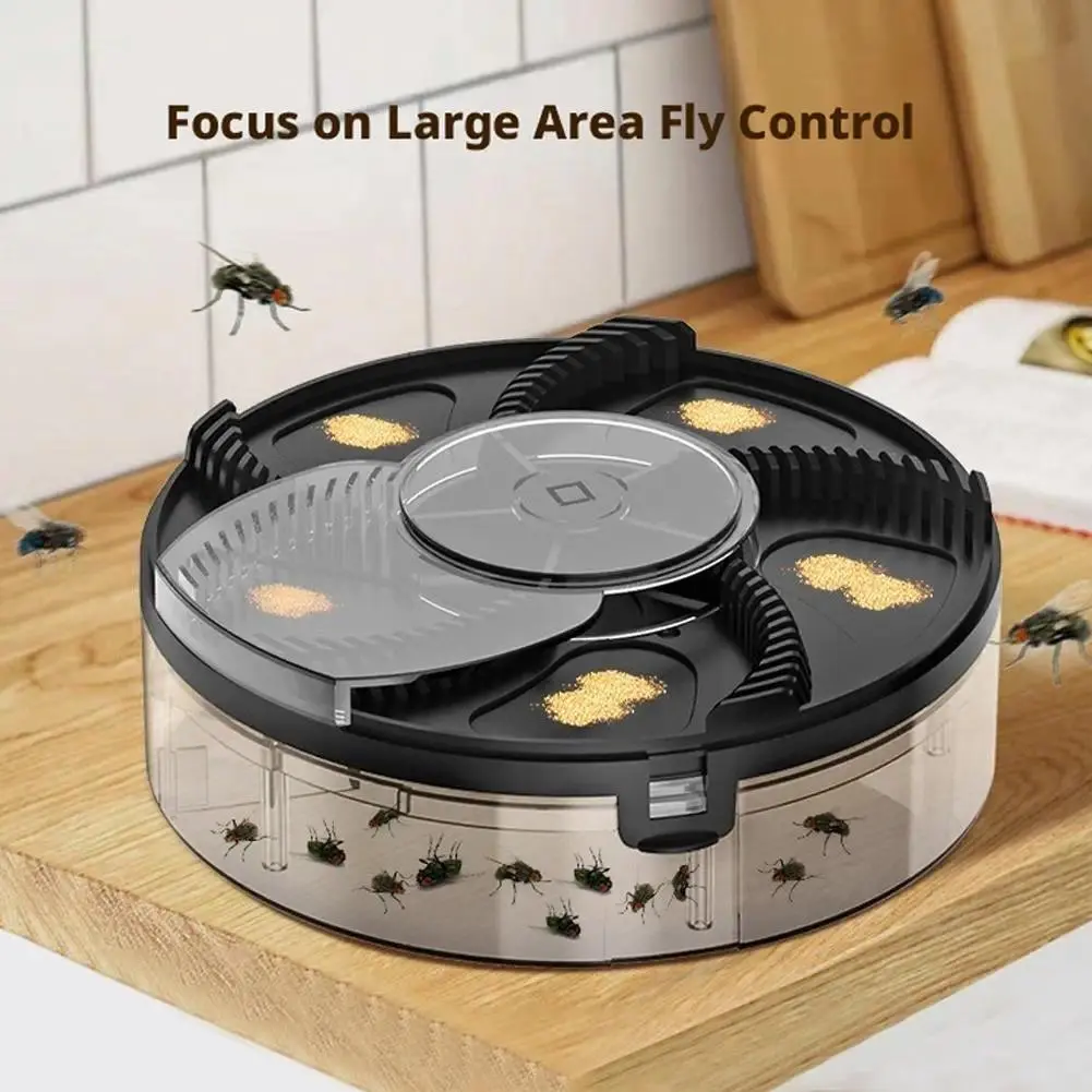 Gardening Warm Trap USB Smart Electric Removable Washable Fly Mosquito Cage Automatic Charging Household Electric Fly Trap Bait