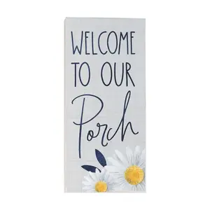 Sincere Surroundings 12" Welcome Porch Daisy Inpire Board
