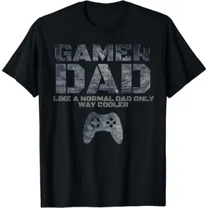 Cool Gamer Dad Like A Normal Dad Only Way Better T-Shirt With Controller Design