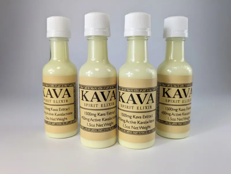 Kava Spirit Elixir - 1.5oz Bottle  Natural Ingredients Alcohol-Free Non-GMO Vegan