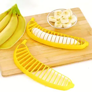 1pc Banana slicer, multi-functional fruit cutting tool, banana slicer and separator, fruit salad platter divider
