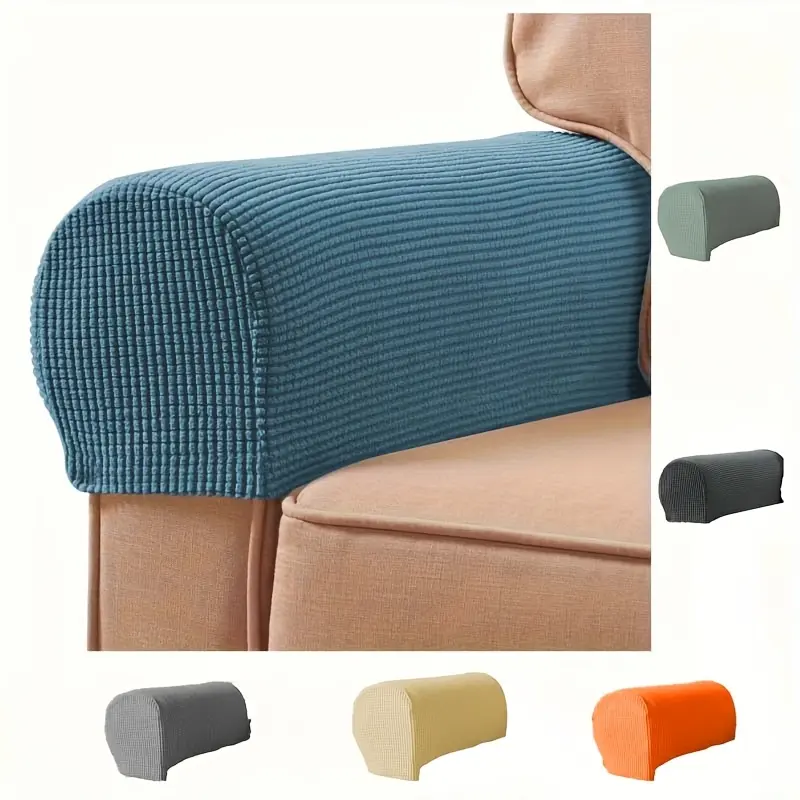 1pc elastic armrest spandex, Soft chair armrest, sofa sofa, elastic plaid pattern armchair, living room home decoration set