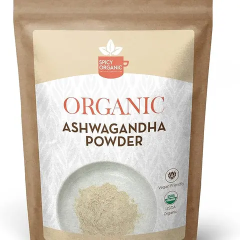 Ashwagandha Root Powder 4 oz. – Pure and Raw Indian Ginseng (Withania Somnifera) - A Versatile Alternative for Supplements, Herbal Teas, and More, USDA Certified Organic, Non-GMO Flavor Natural Spice Traditional
