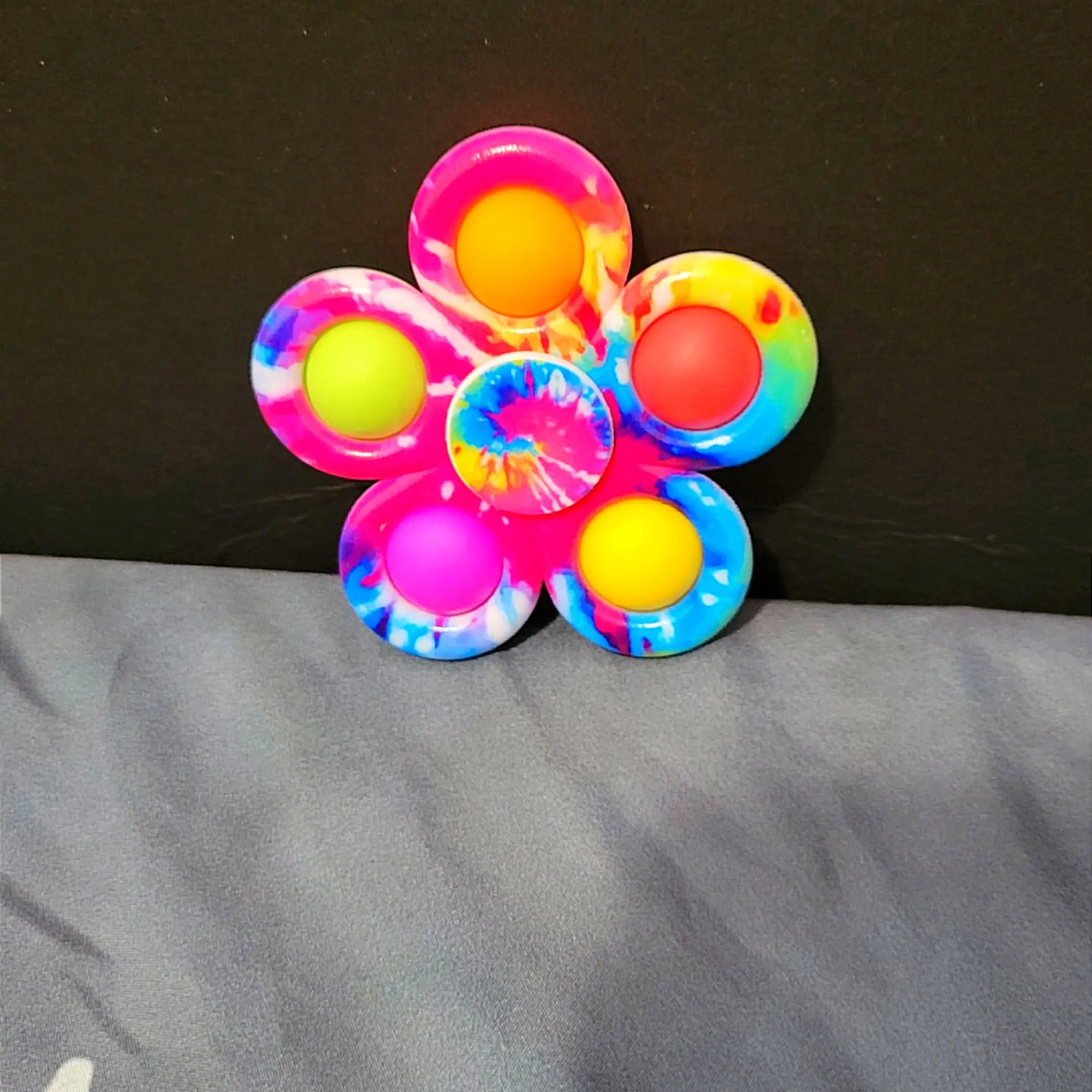 #1 Colorful Bubble Fidget Spinner ADHD Stress Anxiety Children's ADHD