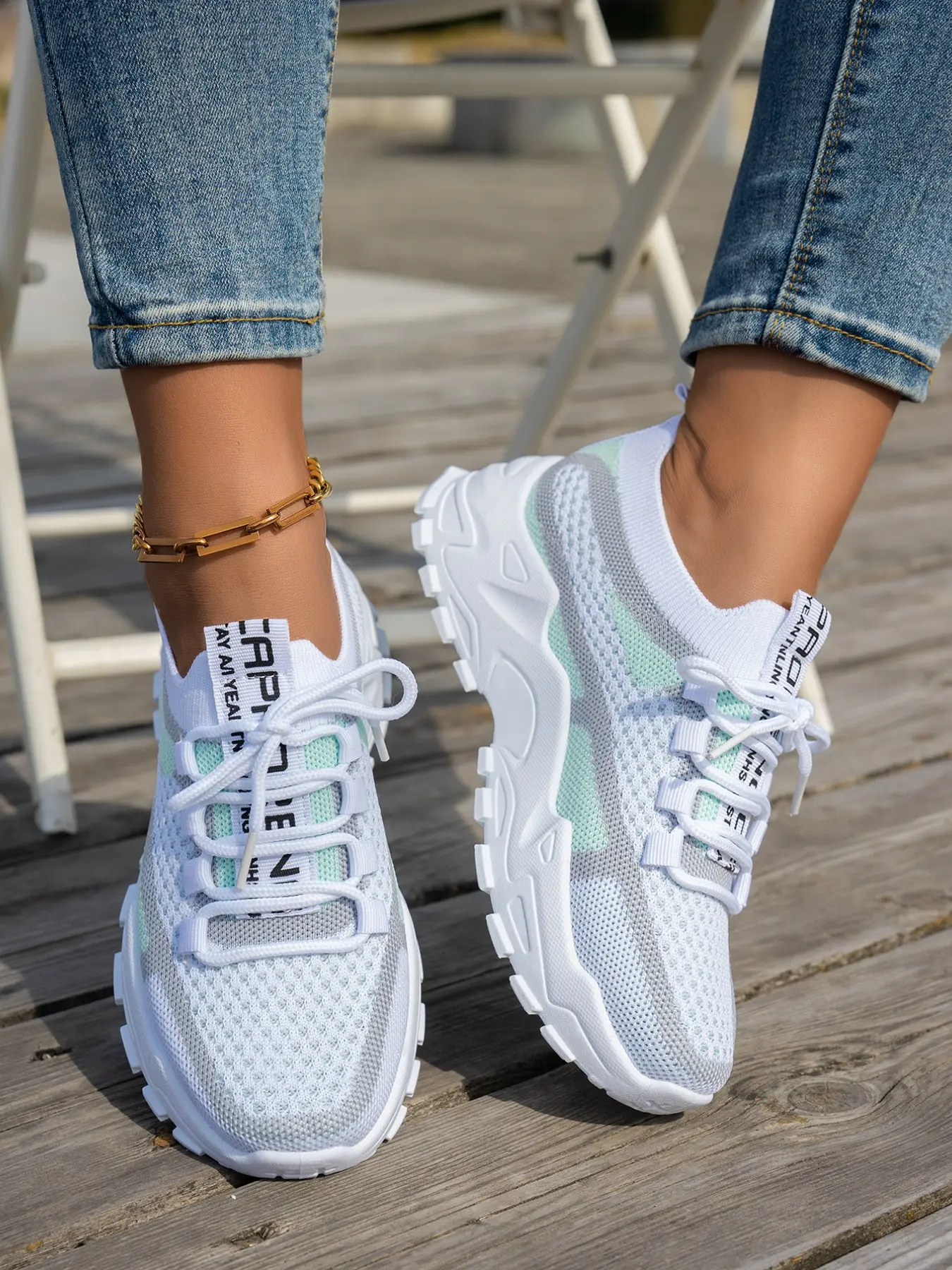 2026 Summer New Mesh Breathable Casual Workout Sneakers, Fashion Running Sneakers, Athletic Running Trainers, Lightweight Soft Sole Athletic Running Shoes, Round Toe Flatform, All Seasons, Daily Wear
