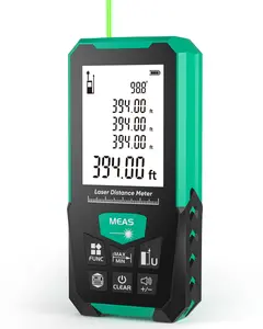 SHEKAR 328ft Digital Laser Measure with Upgrade Electronic Angle Sensor Finder Room Measuring Tool for Distance, Area, Volume, Single/Double Pythagorean Measurement Calibration Function 2 Datum Mode Levels History Record #Summervibes fathersdaygift