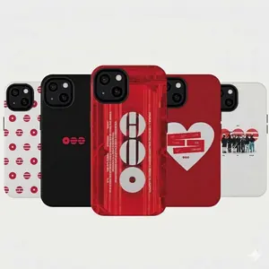 K-Pop Phone Case | Fanart Inspired Cover | 7 Member Idol Fan Gift |