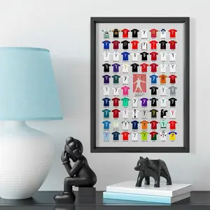 Messi C Roneymar star career jersey number photo frame hanging frame fan peripheral gifts