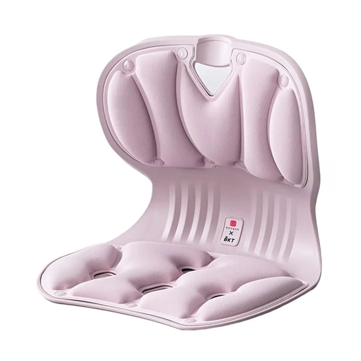 BKT Ergonomic Lumbar Support Cushion & Backrest Set - "Yang Mi" & Forbidden City Collab - Purple - For Office Chair, Car Seat, Sofa - 363x327x333mm