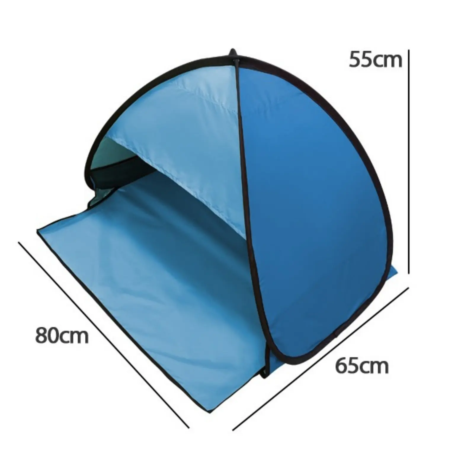 Extended version - Double-color blue (silver fabric)