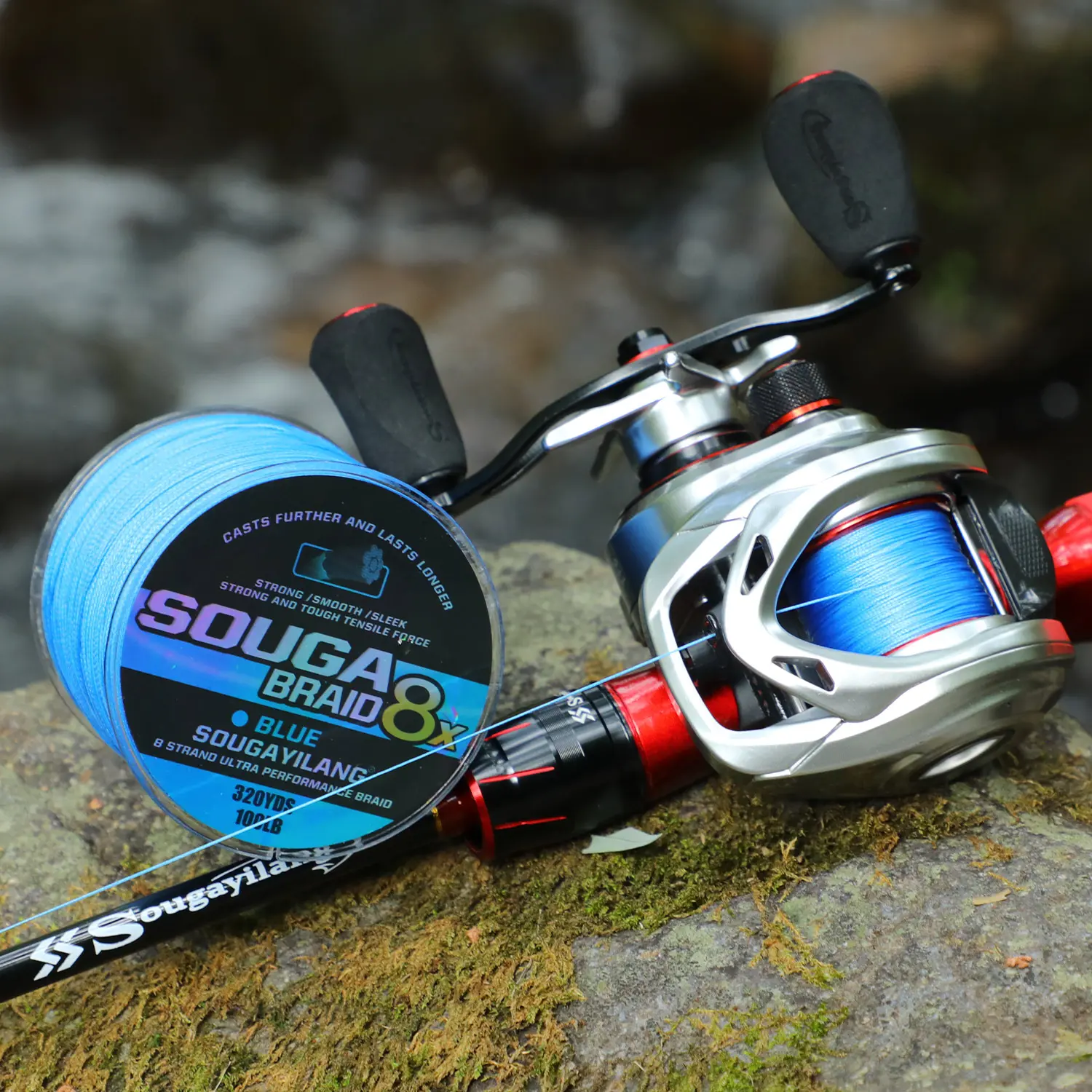 Sougayilang Super Tough Braided Fishing Line 8 Strands, 10lb - 100lb Braid Lines, 320 Yards Super Sleek & Smooth Fishing Line for saltwater & freshwater - TikTok Shop Sougayilang Super Tough Braided Fishing Line 8 Strands, 10lb - 100lb Braid Lines, 320 Yards Super Sleek & Smooth Fishing Line for saltwater & freshwater - TikTok Shop