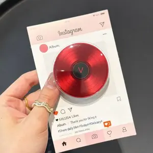 BTAN "Arirang" Standard Vinyl Magnetic Phone Grip, Aesthetic K-Pop Fan Magsafe Kickstand, Trendy Retro Split GO Version Selection Gift