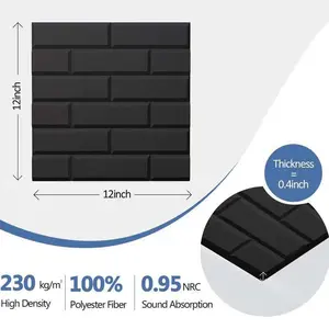 2026 new brick board 30*30 felt board sound-absorbing board felt wall sticker self-adhesive sound-absorbing board