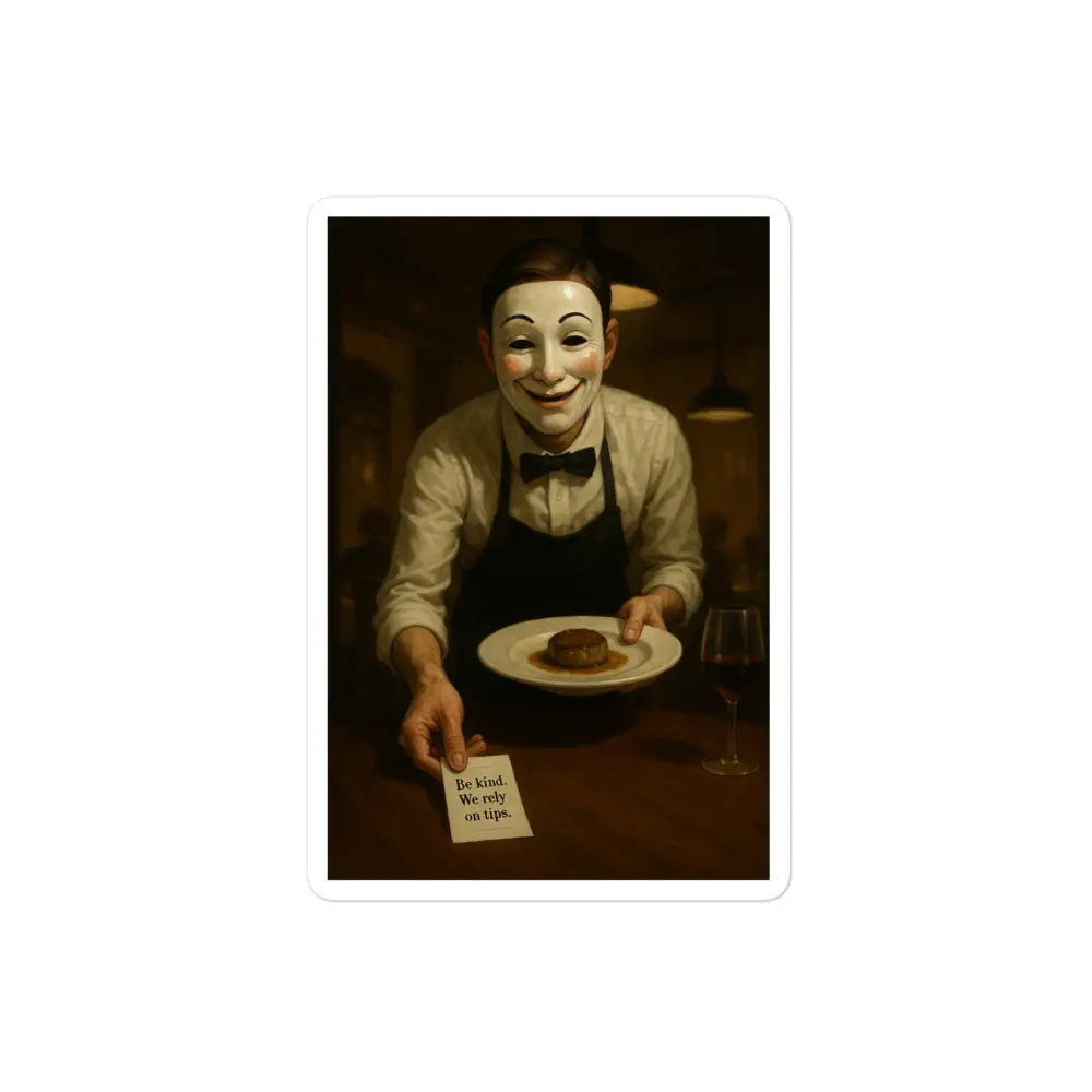 Smile, You're on the Clock Sticker