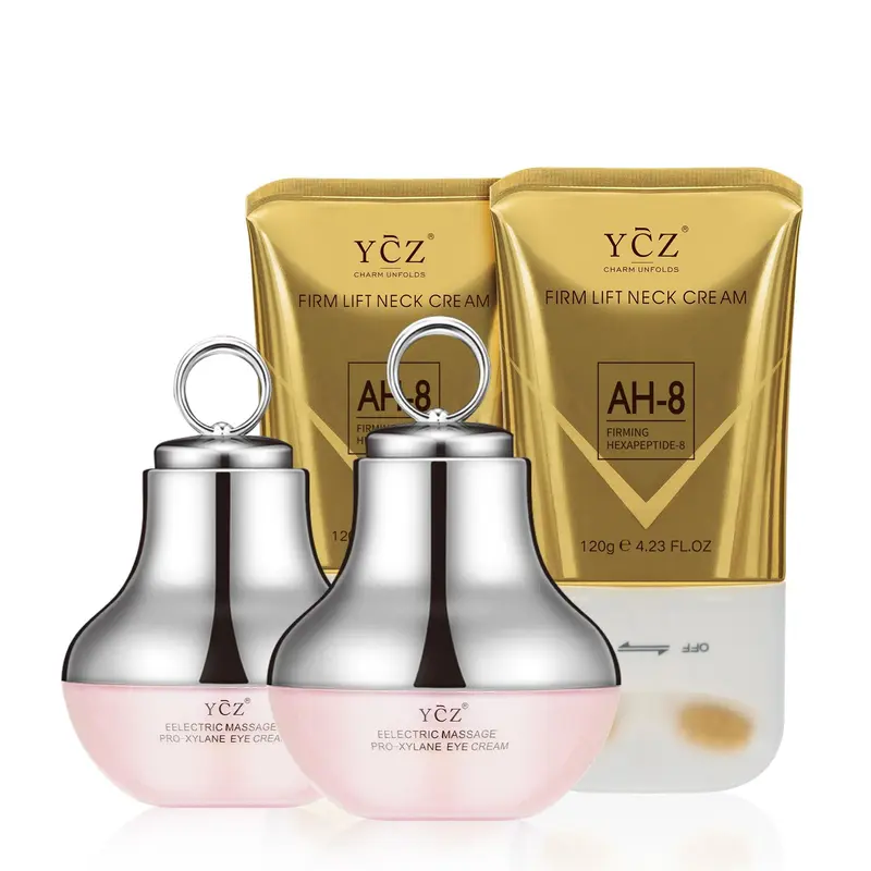 YCZ Electric Massage Eye Cream with Caffeine & Hyaluronic Acid
