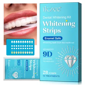 Ikzee9d Mint Gel Tooth Stickers 14pcs, Teeth Care Strips, Improves Tooth Yellowing, Gentle Ingredients, Suitable for Daily Dental Care