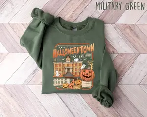 [[SALE UP TO 45%] Halloweentown Est 1998 Sweatshirt, Halloweentown University, Retro Halloweentown Sweatshirt, Fall Apparel