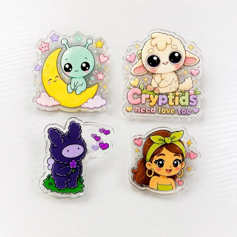 Cozy Clip Bundle #1 | Set of 4 Cute Binder Clips