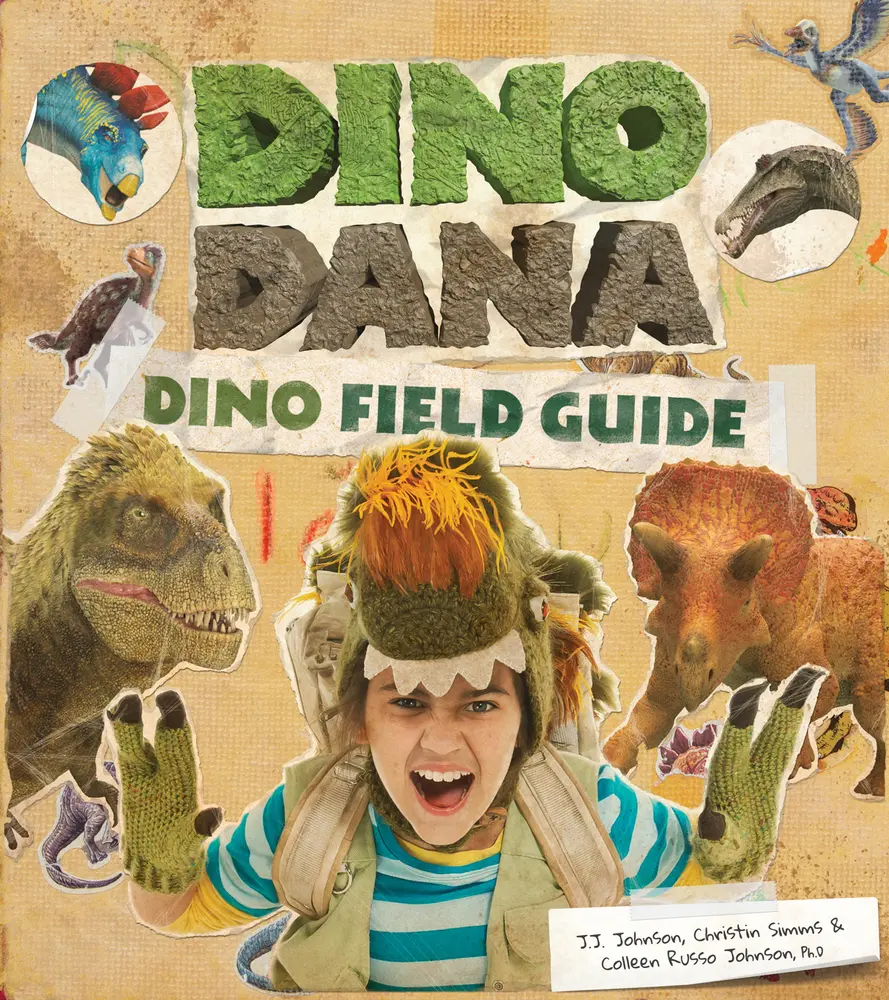 USED Book - Dino Dana: Dino Field Guide (Dinosaur Gift) by Johnson, J. J. (Hardcover) - english