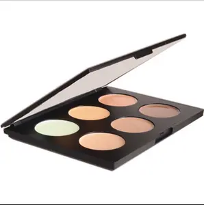 SANDRA IRACEMA COSMETIC, 6-Color Contour Makeup Palette, Black Compact Case