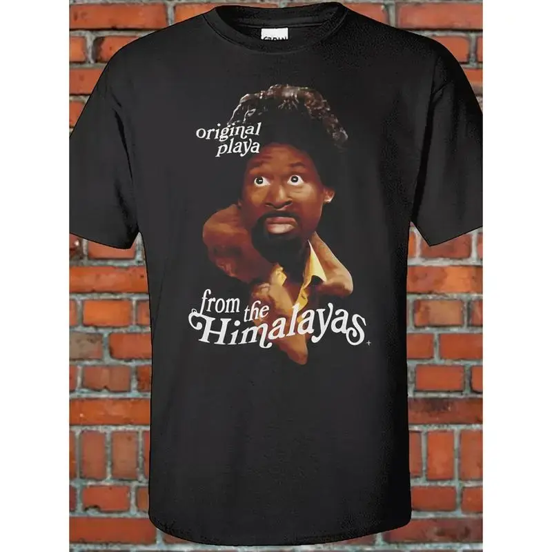 Men's Classic Fit "From The Himalayas" Graphic T-Shirt - Unisex 100% Cotton Soft Casual Fabric Round Neck Short-Sleeve Top, Tshirt