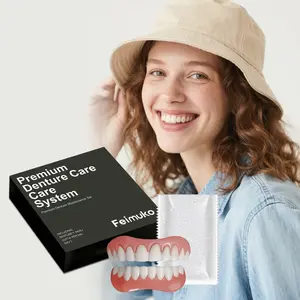 Adjustable Dentures Comfortable Material Natural Fit Enhances Smile Aesthetics Easy Use Dental Aligners Complete Set Precise Fit Natural Feel