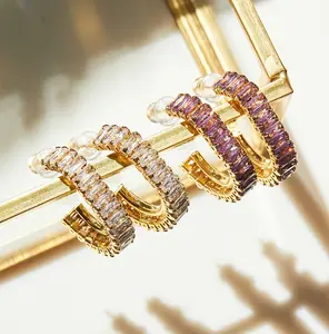 Bold Baguette Earrings