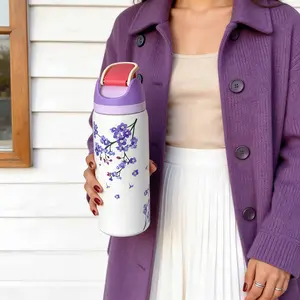 Stainless Steel Insulated Water Bottle, Vacuum Insulated Flask, 24/32/40 Oz Capacity, Dual-Layer Design, Ideal for Sports & Travel, Birthday Gift